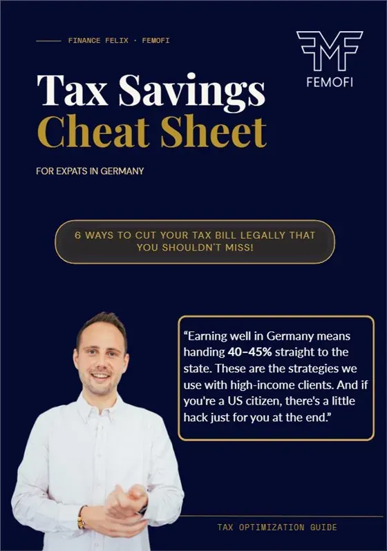 Tax Savings Cheat Sheet