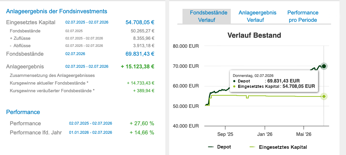 Julian portfolio allocation screenshot
